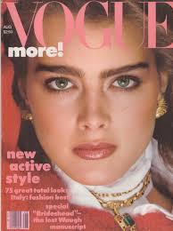 1982 Vogue Vintage Fashion Magazine Brooke Shields Gia Carangi Ralph Lauren  Candice Bergen Charlotte Rampling Isabella Rossellini Furs 1980s