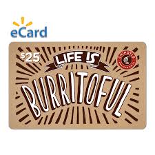 Give a chipotle gift card to someone special to make their special day even more exciting. Chipotle 25 Gift Card Email Delivery Walmart Com Walmart Com
