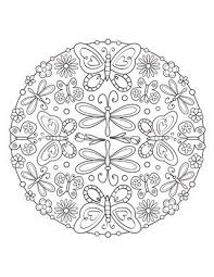 Rainbow butterfly mandala pattern mandala free printable mandala coloring pages flower mandala black. Pin On Mandala Coloring Books