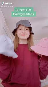 Pin By Vale On Hairstyles Video Hair Scarf Styles Trendy Short Hair Styles Bucket Hat Hairstyles