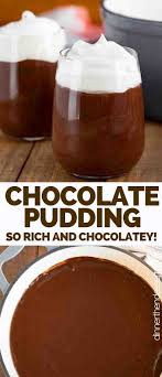 Dissolve jello in boiling water. Chocolate Pudding Dinner Then Dessert