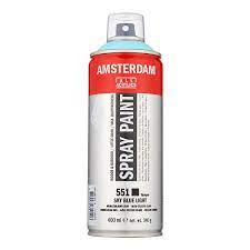 Can be used indoor or outdoor. Buy Amsterdam Acrylic Spray Paint 551 Sky Blue Light For Hobby