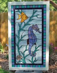 Arlene S Seascape Stained Glass Window Dean S Stained Glass Stained Glass Art Stained Glass Patterns Stained Glass Diy