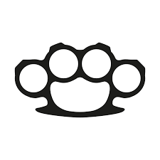 Brass Knuckles Vector Silhouette Vector Stock Free Brass Knuckles Raster To Vector Silhouette Vector