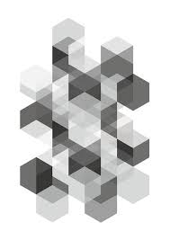 Black And White Geometric Art Prints Art Print A4 Poster Hexagons Black And White By Coquevama 17 00 Geometric Art Hexagon Design Hexagon