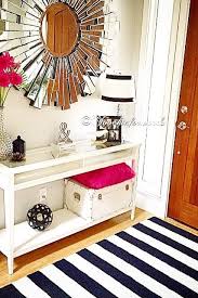 A Console Table Is A Great Addition To Any Entry Way For Keys Storage And Style Contrasted Beautifully With A Black And Wh Home Decor Home Goods Home N Decor