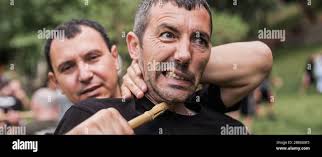 Close combat techniques hi-res stock photography and images