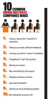 10 Hiring Mistakes To Avoid