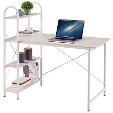 80 Amazon Com Home Bi Study Desk Home Office Study Desk With Shelf Wood Work Stati Modern Home Office Desk Home Office Computer Desk Desks For Small Spaces