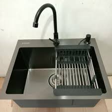 Why decide for a sink from blanco? Paket Lengkap Kitchen Sink Onan 6045 Black Kran Angsa Tempat Sabun Shopee Indonesia