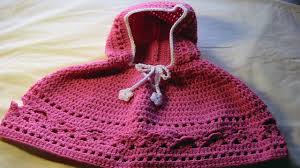 I knitted this poncho for the new all patterns are written in standard us terms. Crochet Baby Poncho With Hood Youtube
