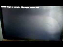 Bootmgr Image Is Corrupt The System Cannot Boot Regedit