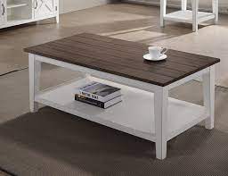 White coffee table zu spitzenpreisen. Farmhouse White And Brown Coffee Table Coffee Table Brown Coffee Table Solid Wood Coffee Table