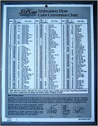 Remember that these thread colors may look slightly different on a computer screen. J P Coat Embroidery Floss Color Conversion Chart J P Coat Amazon Com Books
