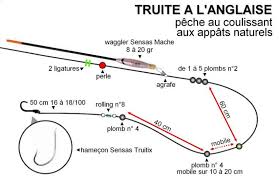 Peche De La Truite A L Anglaise Peche Truite Peche Truite
