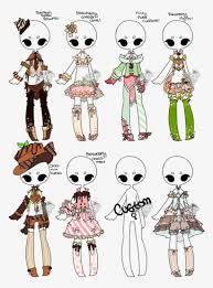 Draw the shape of the head. Chibi Costume Drawing Clothing Manga Chibi Outfit Png Image Transparent Png Free Download On Seekpng