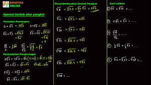 Check spelling or type a new query. Bentuk Akar Pangkat1 Menyederhanakan Bentuk Pangkat Youtube