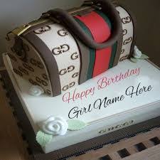 Birthday Cake Images For Girls With Name Image Result For Birthday Cake Images With Name Editor Handbag Cakes Handbag Cake Gucci Cake
