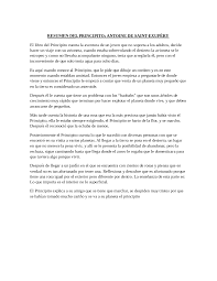 Según el relato se establece que el principito resumen completo, considera que el tema en general se trata de un infante que llegó a la tierra desde el asteroide b 612. Resumen Del Principito Docsity