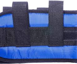 COW&COW Padded Gait Belt with 4 Handles and Quick Release Buckle 5.5 inchs(Blue, S/24inches-30inches) - Product from Amazon.com
