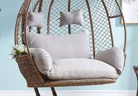 Yuany Hangende Ei Schaukel Stuhlpolster Doppeltei Hangematte Stuhlpolster Fur Indoor Outdoor Garten Hangende Korb In 2020 Stuhlpolster Stuhl Schaukel Hangemattenzelt