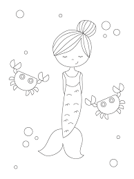 This disney princess story is a favorite among little kids who dream about the pretty mermaids singing and these pages can become colorful poster for your child's disney themed room. Free Printable Mermaid Coloring Pages Parents