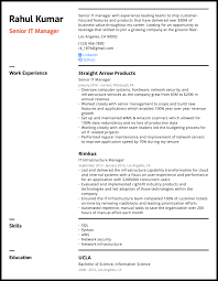 This software scans for key words and phrases to work out if your resume contains the it skills relevant to the role. 5 It Manager Resume Examples That Work In 2021