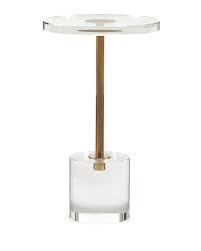 John Richard Collection Brass And Acrylic Martini Side Table Furniture Side Tables Side Table Drink Table