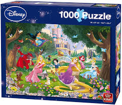 Belle and the beast jigsaw. King 1000 Piece Disney Collection A Beautiful Day Fairytale Princess Jigsaw Puzzle By King Shop Online For Toys In Fiji