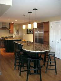 One of the most popular kitchen island table ideas is the banquette. 20 Inspiring Kitchen Remodeling Ideas Costs Trends In 2021 Curved Kitchen Island Curved Kitchen Narrow Kitchen Island