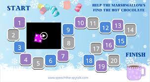 Lesson planning is easier and quicker when i can use one game for multiple goals. Winter Teletherapy Games Speech Therapy Free Materials Speech Therapy Talk Services Llc