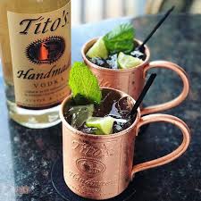 Tito S Moscow Mule Gin And Tonic Blue Martini Craft Cocktails