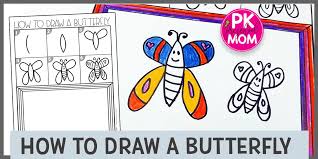 Easy Instructions On How To Draw A Butterfly Preschool Mom Kids, learn how to draw the butterfly by following the steps below. to draw a butterfly preschool mom