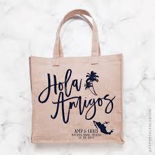 Hola Amigos Tote Bag Design Wedding Tote Bag Destination Wedding Tote Bag Destination Wedding Welcome Bag