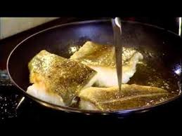 Simple Pan Fried Cod Fillet With Sauce Vierge Recipes Fried Cod Different Recipes