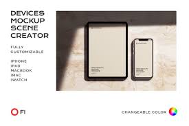 Newest Device Mockups On Yellow Images Creative Store