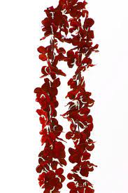 Plumeria Frangipani Silk Flower Garland Burgundy 80 Long Expandable Buy More Save More Silk Flowers Silk Flower Bouquets Plumeria Flowers