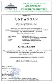 13 contoh surat undangan resmi dari desa untuk ketua rt. 107 Contoh Undangan Remaja Masjid Gratis Terbaik Contoh Undangan