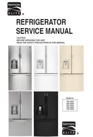 20 kenmore refrigerator service manual