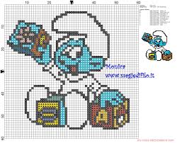 See more ideas about smurfs, stitch cartoon, cross stitch patterns. Baby Smurf With Toy Cross Stitch Pattern Free Cross Stitch Patterns Simple Unique Alphabets Baby
