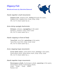 Charlotte diamond slippery fish, slippery fish sliding through the water. Https Musiclbk2 Weebly Com Uploads 1 4 2 8 1428504 Slippery Fish Pdf