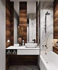 Dizajn Interera On Instagram Kakoj Sanuzel S Elementami Dereva Vam Bolshe Nravitsya Guest Bathrooms Luxury Bathroom Master Baths Bathroom Design Luxury