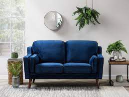 Shop wayfair for all the best beliani sofas. 2 Sitzer Sofa Polsterbezug Dunkelblau Lokka Beliani De