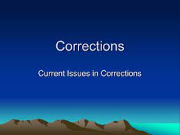 Roles And Functions Of The Correctional System