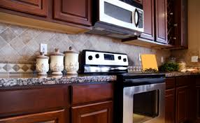 new uses kitchen with dark brown