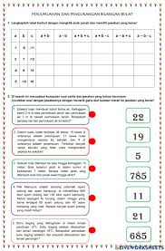 Pak manuputi adalah seorang peternak ayam potong d. Lkpd Penjumlahan Dan Pengurangan Bilangan Bulat Worksheet