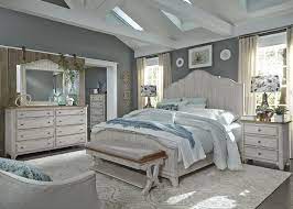 Farmhouse Reimagined Antique White Panel Bedroom Set Rustic Farmhouse Bedroom Farmhouse Master Bedroom Rustic Bedroom