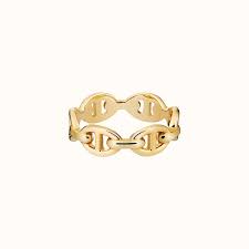 Amethyst jewelry, citrine jewelry, garnet jewelry, peridot jewelry, sapphire jewelry, topaz jewelry, and more. Chaine D Ancre Enchainee Ring Small Model Hermes Usa Designer Jewelry Brands Hermes Ring Top Designer Jewelry