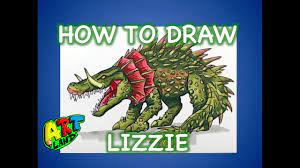 But making a rampage movie is smart. How To Draw Lizzie From Rampage Youtube