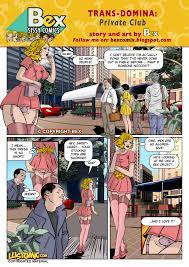 Trans-Domina: Private Club [Bex] - Porn Cartoon Comics